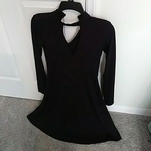 Kendall and kylie blk flare dress